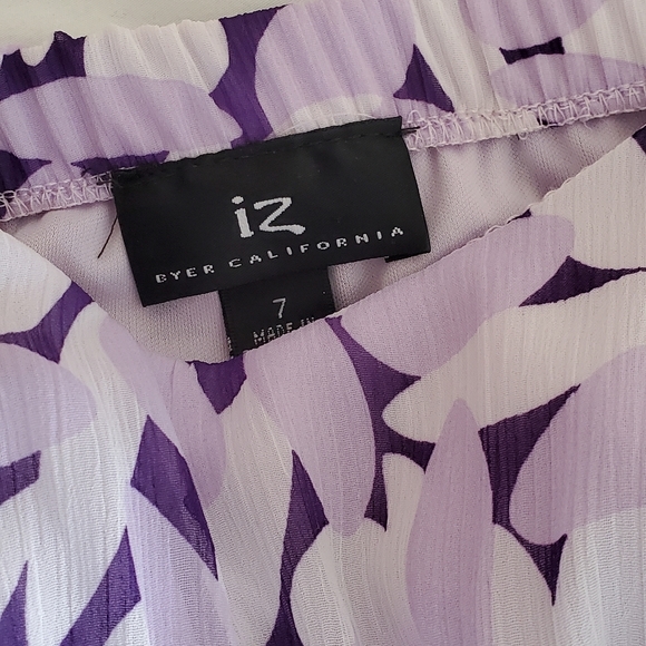 IZ Purple Floral Sundress - Picture 4 of 5